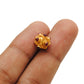 18 Karat Gold Ruby Round Spacer Ball Beads