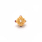 18 Carat Gold Ruby Cube Spacer Beads 7mm