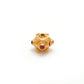 18 Carat Gold Ruby Cube Spacer Beads 7mm