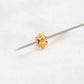 7mm 18K Gold  Floral Cap Spacer Bead Cap Finding for Elegant Jewelry Designs