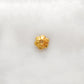 7mm 18K Gold  Floral Cap Spacer Bead Cap Finding for Elegant Jewelry Designs
