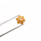 18KT Gold Fancy Floral Bead Cap Spacer Finding for Elegant Jewelry Designs