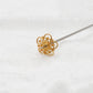 18 Carat Yellow Gold-Plated Handmade Bead Cap for Beads 10mm