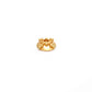 18KT Gold Bead Cap Finding For DIY Jewelry Making 6MM