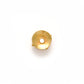 18KT Gold Bead Cap Finding For DIY Jewelry Making 6MM