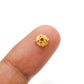 18KT Gold Bead Cap Finding For DIY Jewelry Making 6MM