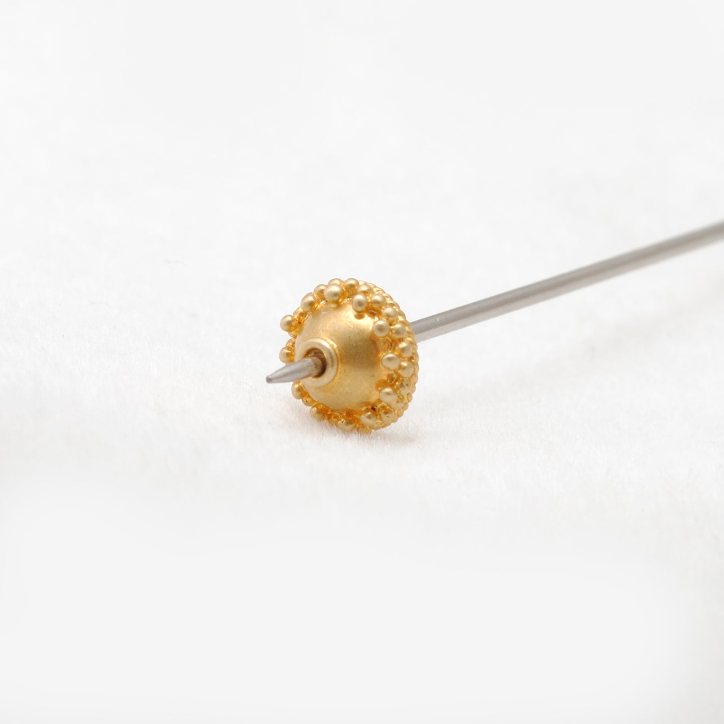 18KT Solid Gold Spacer Bead Cap for Beadss Jewelry Findings 7mm