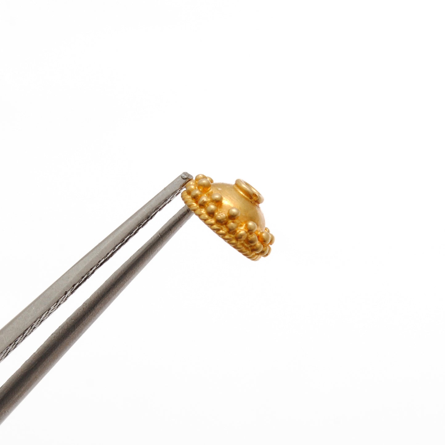 18KT Solid Gold Spacer Bead Cap for Beadss Jewelry Findings 7mm