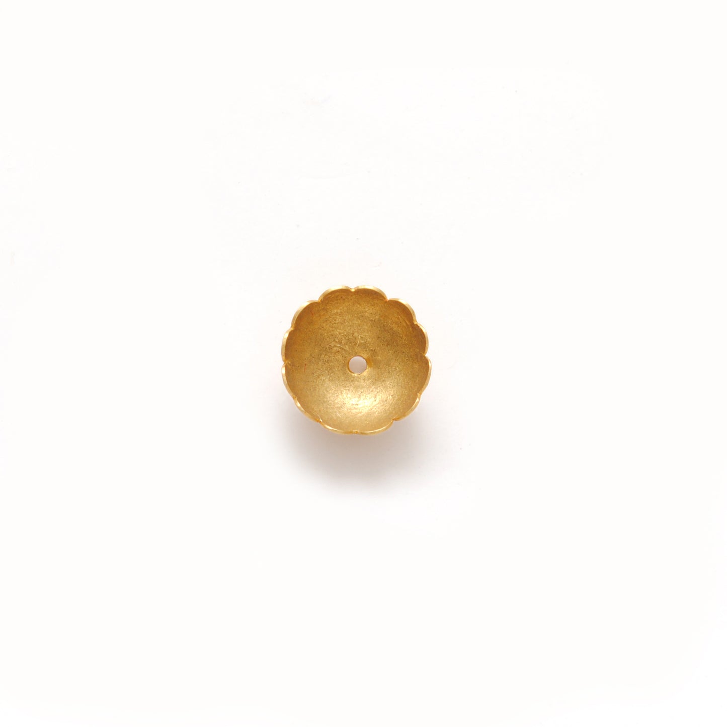 8MM 18 Karat Gold Spacer Cap for Bead Cap Finding For DIY Project