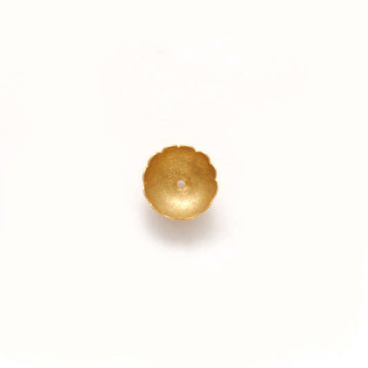 8MM 18 Karat Gold Spacer Cap for Bead Cap Finding For DIY Project - view 3