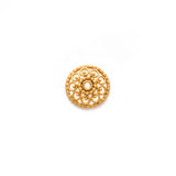 13MM 18KT Yellow Gold-Plated DIY Spacer Bead Cap