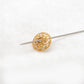 13MM 18KT Yellow Gold-Plated DIY Spacer Bead Cap
