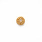 18KT Yellow Gold-Plated Fancy Round Bead Cap Findings 6MM