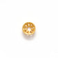18KT Yellow Gold-Plated Fancy Round Bead Cap Findings 6MM