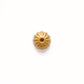 18K Yellow Gold-Plated Ending Fancy Spacer Bead Cap Findings Finding 6mm