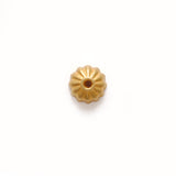 18K Yellow Gold-Plated Ending Fancy Spacer Bead Cap Findings Finding 6mm