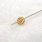 18 Karat Yellow Gold-Plated Flower Bead Cap Finding 7mm