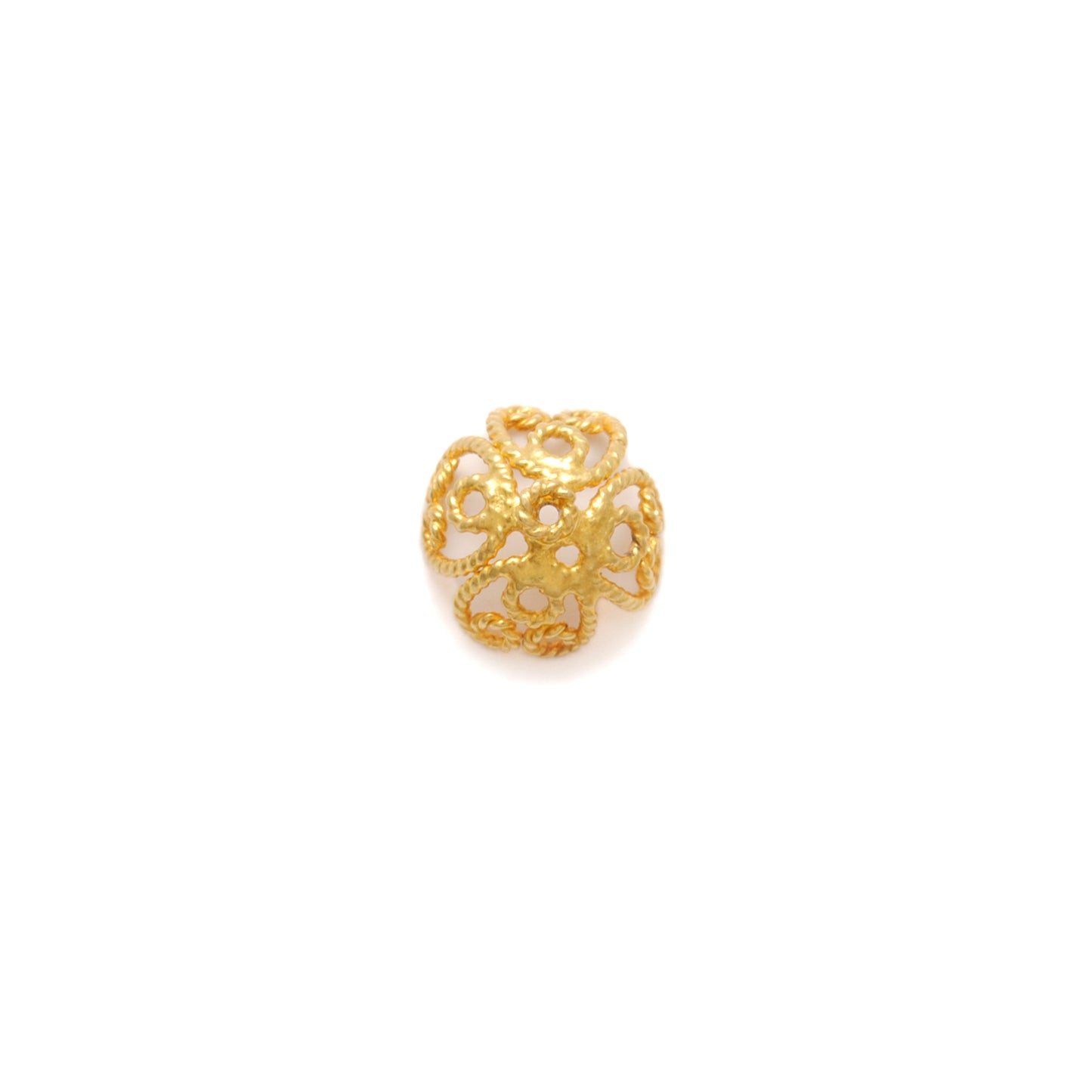 18 Carat Gold Spacer Bead Cap Jewelry Making Finding