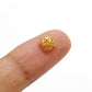 18 Carat Gold Spacer Bead Cap Jewelry Making Finding