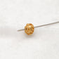 18K Yellow Gold-Plated Handcrafted Spacer Bead Cap for Beads Finding Supplies 8mm