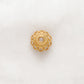 18K Yellow Gold-Plated Spacer Bead Cap 9mm