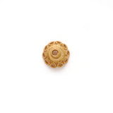 18K Yellow Gold-Plated Spacer Bead Cap 9mm