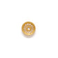 18KT Gold Wheel Spacer Bead Cap For Jewelry with Unique Wheel Motif