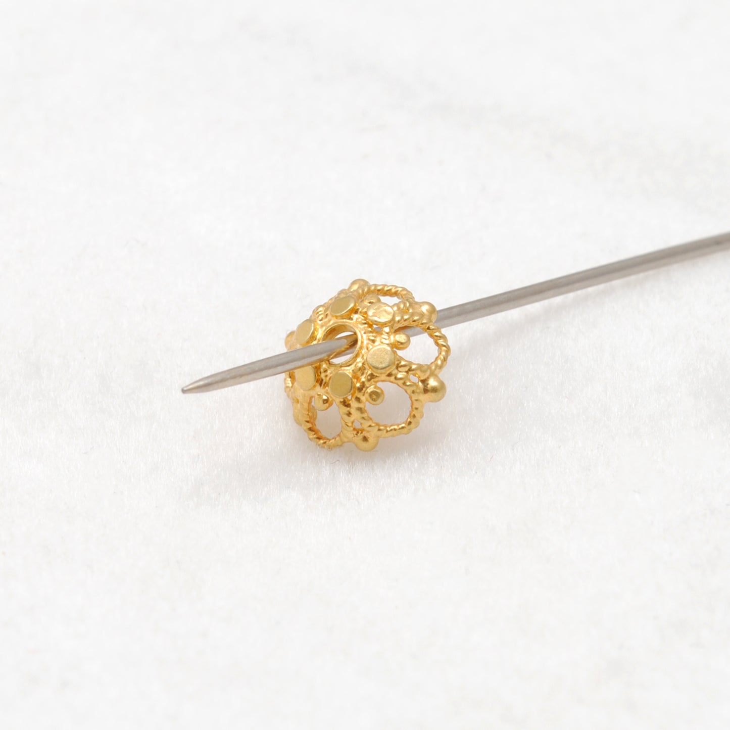 18KT Gold Bead Cap Spacer DIY Craft Supplies