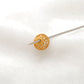 Jewelry Making Supplies 18 Carat Yellow Gold-Plated Spacer Bead Cap for Beads