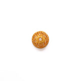 Jewelry Making Supplies 18 Carat Yellow Gold-Plated Spacer Bead Cap for Beads