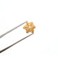 18K Yellow Gold-Plated Filigree Star Bead Cap Jewelry Finding 11mm