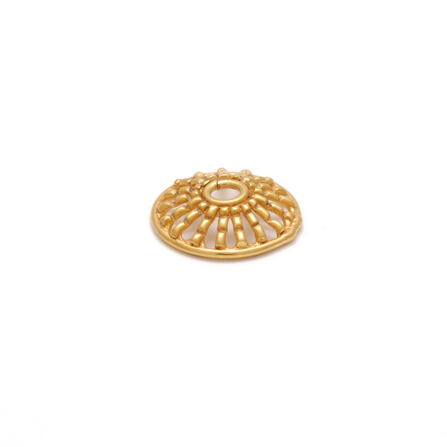 Spacer 18KT Gold Bead Cap DIY Craft Jewelry