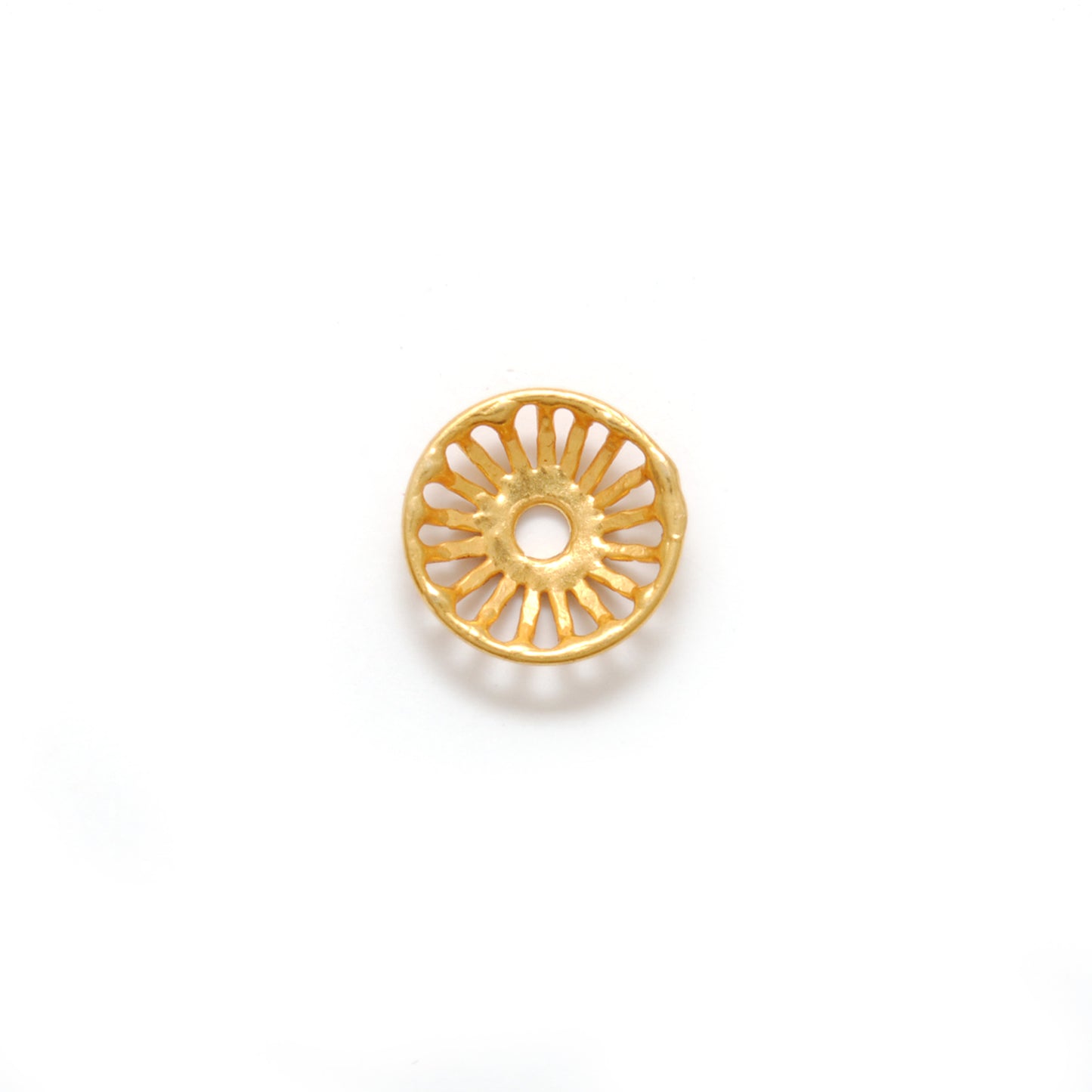 Spacer 18KT Gold Bead Cap DIY Craft Jewelry