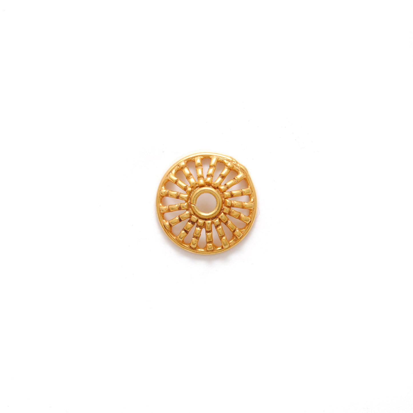 Spacer 18KT Gold Bead Cap DIY Craft Jewelry