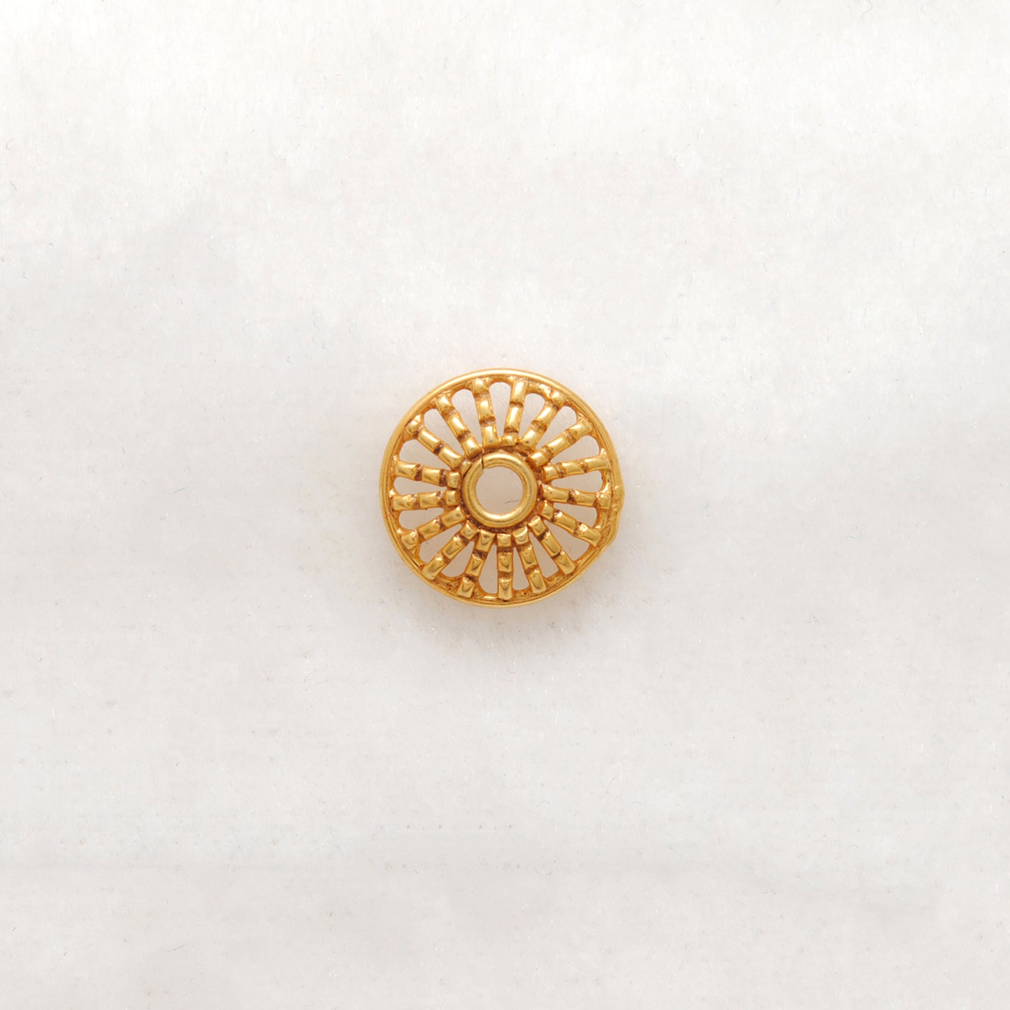 Spacer 18KT Gold Bead Cap DIY Craft Jewelry