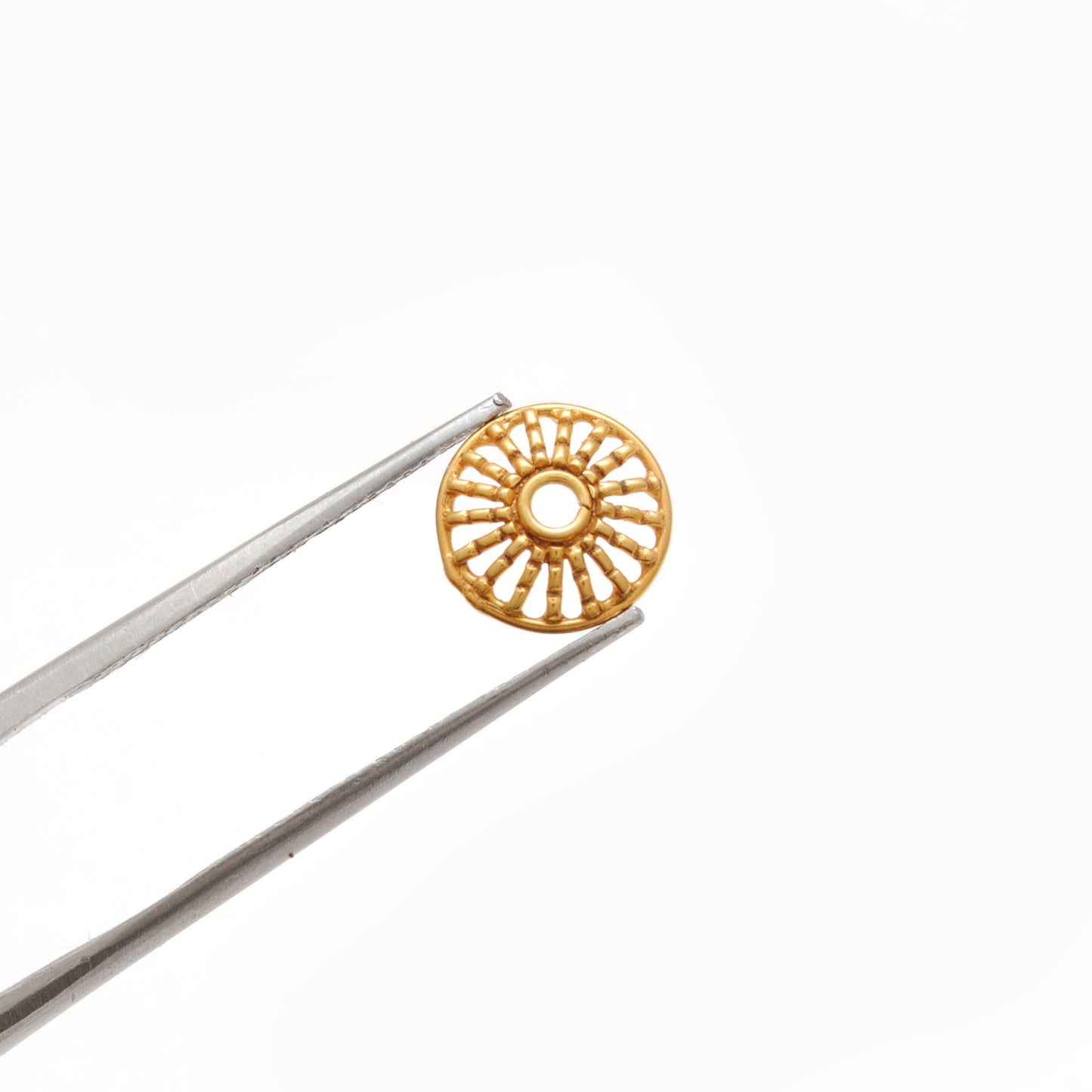 Spacer 18KT Gold Bead Cap DIY Craft Jewelry