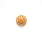 18KT Yellow Gold-Plated Round Bead Cap Findings For Jewelry 10mm