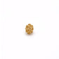 18KT Solid Yellow Gold Floral Gold Spacer Bead Components 6x7mm