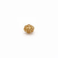 18KT Solid Yellow Gold Floral Gold Spacer Bead Components 6x7mm