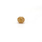 18KT Solid Yellow Gold Fancy Tube Gold Spacer Bead Components 6mm