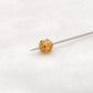 18KT Solid Yellow Gold Fancy Tube Gold Spacer Bead Components 6mm