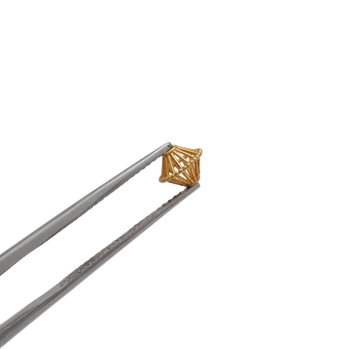 18 Karat Gold Antique Rondelle Beads 5x6mm