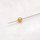 18KT Gold Round Spacer Ball Bead Handcrafted Jewelry Making
