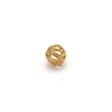 18KT Gold Round Spacer Ball Bead Handcrafted Jewelry Making