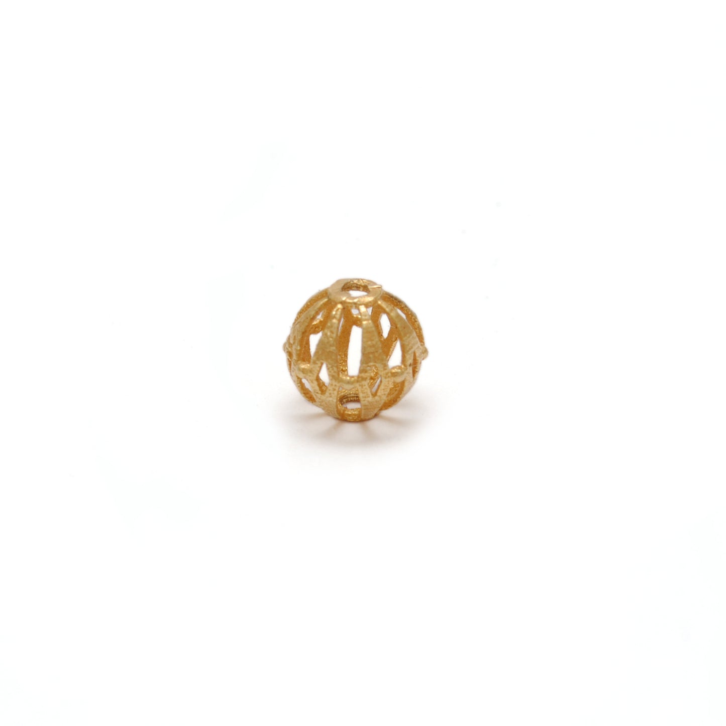 18KT Gold Round Spacer Ball Bead Handcrafted Jewelry Making
