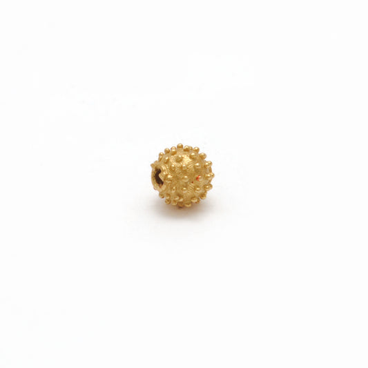 18KT Yellow Gold Gold Spacer Bead Components 4mm