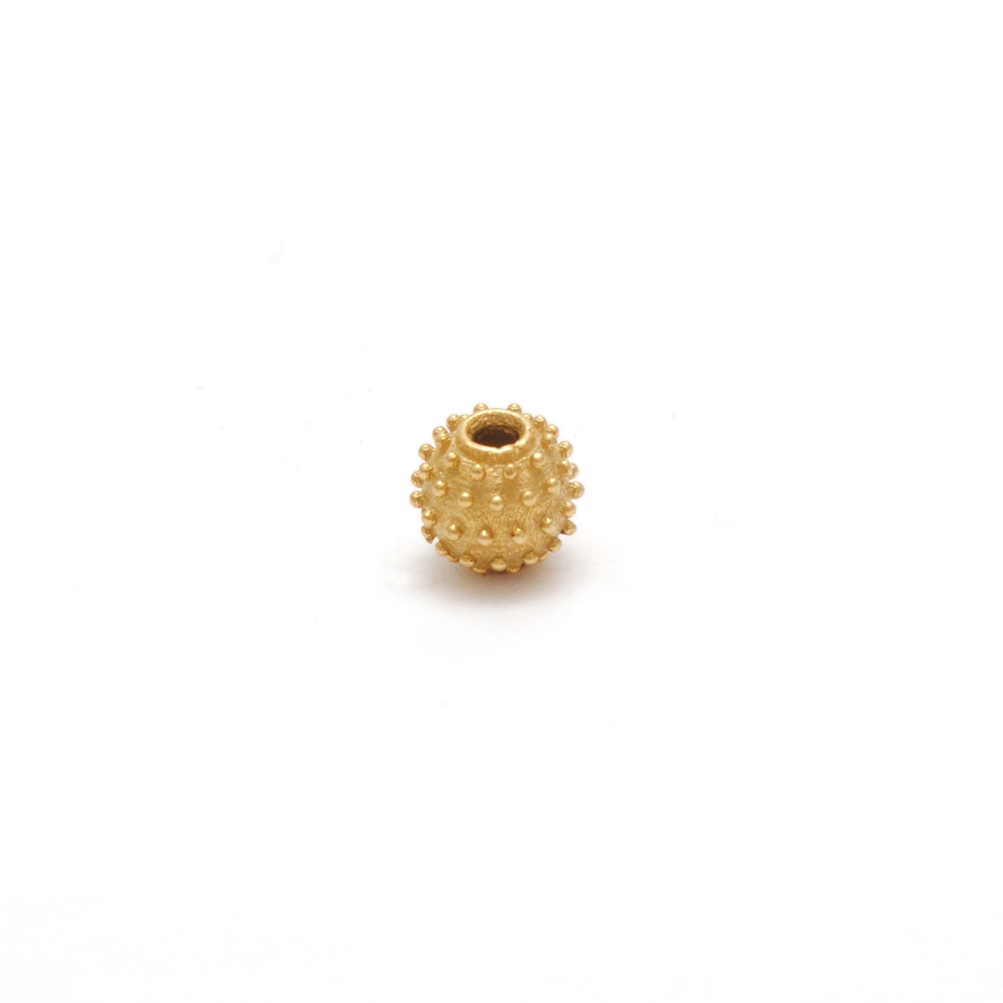 18KT Yellow Gold Gold Spacer Bead Components 4mm