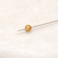 18 Karat Solid Yellow Gold Round Gold Spacer Bead Components 5mm