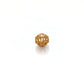 18 Carat Yellow Gold Round Gold Spacer Bead Components 5mm