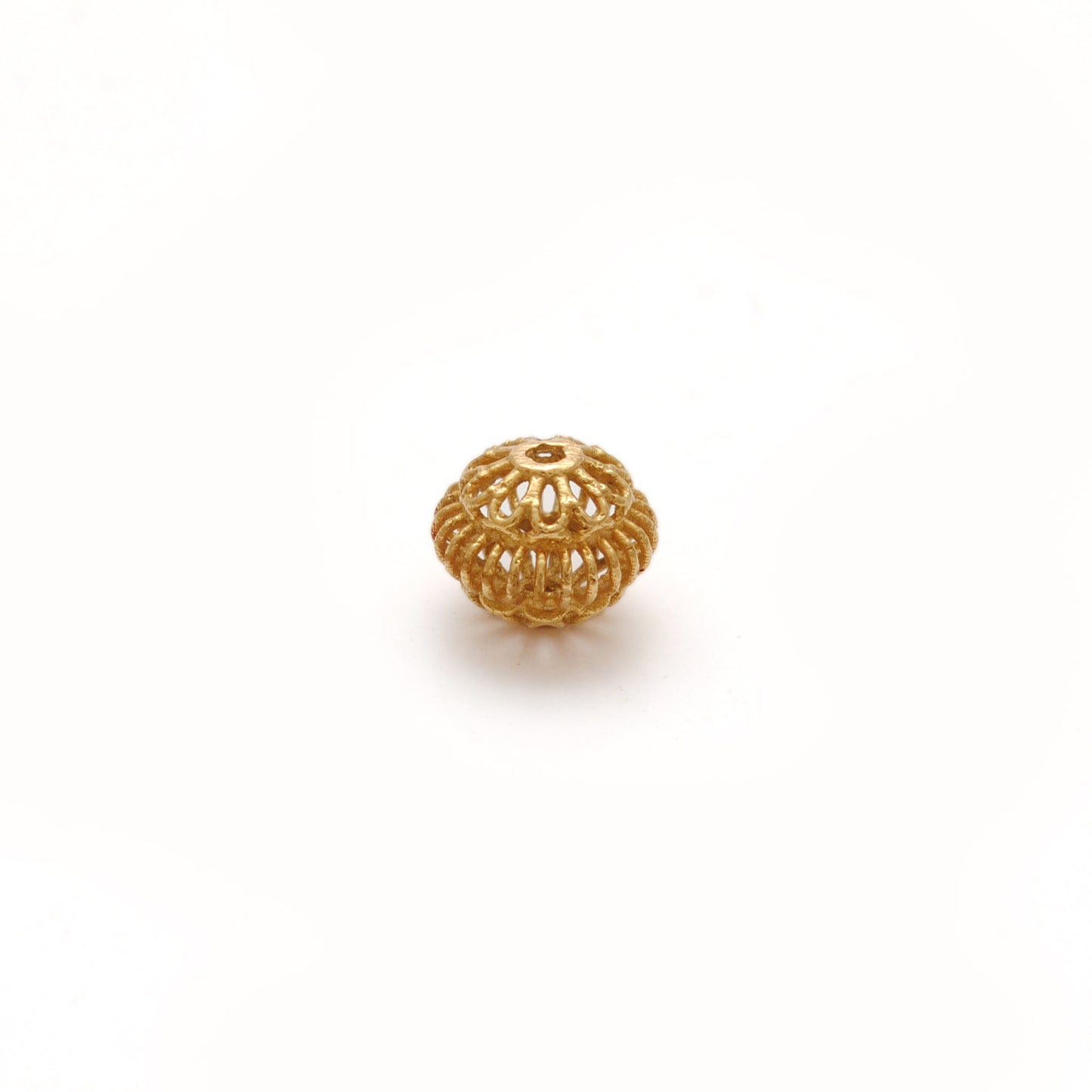 18 Karat Gold Spacer Beads Finding 6x7mm